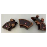 Vintage ARTMARK Three Piece Wiener Dog Serving Tray