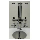 Vintage Chromed Four Bottle Drink Dispenser