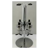 Vintage Chromed Four Bottle Drink Dispenser