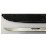Vintage Stainless Steel GLADDING KING Fillet Knife Number 7-900-007 9" Blade With Sheath