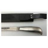 Vintage Stainless Steel GLADDING KING Fillet Knife Number 7-900-007 9" Blade With Sheath