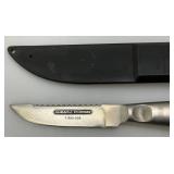 Vintage Stainless Steel GLADDING Fisherman  Number 7-900-005 5" Blade With Sheath
