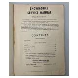 1970 Fourth Edition SNOWMOBILE Repair Manual