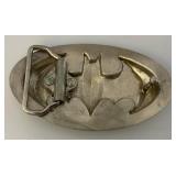 Vintage Chrome Batman belt buckles