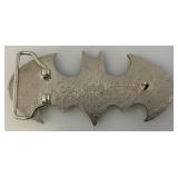 Vintage Chrome Batman belt buckles