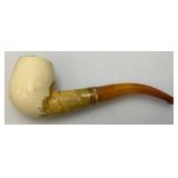 Vintage Wooden Pipe Stand With Tobacco Jar & Pipes
