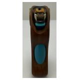 Rare Vintage Wooden Cigarette Lighter Holder And Consealed Ashtray