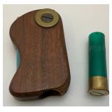 Rare Vintage Wooden Cigarette Lighter Holder And Consealed Ashtray