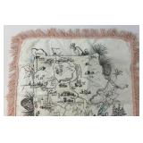 Antique YELLOWSTONE Park Silk Pillow Cover