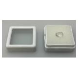 Lab Created 1.5 CT White Topaz (In Protective Case)
