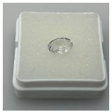Lab Created 1.5 CT White Topaz (In Protective Case)