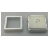 Lab Created 1.5 CT White Topaz (In Protective Case)