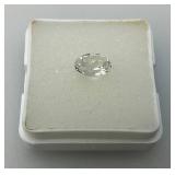 Lab Created 1.5 CT White Topaz (In Protective Case)