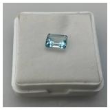 Lab Created 1.7 CT Sky Blue Topaz (In Protective Case)