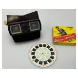 Very Old Brown Bakelite View Master & Abbott And Costello "Have Badge Will Chase" 8MM Headline Edition Movie In original Box