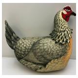 Reposted Do To No-Show Antique Cloth Cat And Chicken Door Stops 13"