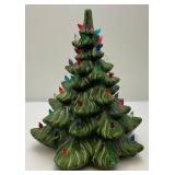 Vintage 14"  Ceramic Light Up Christmas Tree (No Light)