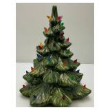 Vintage 14"  Ceramic Light Up Christmas Tree (No Light)