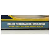 Vintage Dc Color Your Own BAT MAN Cowl (New In Box) Box Has Shelf Wear