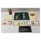 Misc. Collectible 1972 Paul Revere Silversmith, Wittnauer Collectors Society Encapsulated,  Collectors Medallions And More