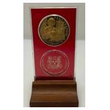 Misc. Collectible 1972 Paul Revere Silversmith, Wittnauer Collectors Society Encapsulated,  Collectors Medallions And More
