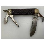 Vintage FULSTER 4 Blade Boy Scout Knife