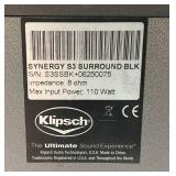 Klipsch Synergy S3 Surround BLK Speakers