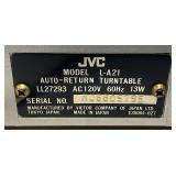 Vintage JVC L-A21 Auto Return Turntable System (Seems To Work Good)