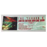 Vintage 12" x 36" TEXACO Styrene Advertisement Poster