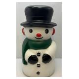 Vintage 27" Snowman Blow Mold