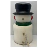 Vintage 27" Snowman Blow Mold