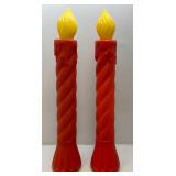 Vintage 35" Candle Blow Molds