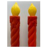 Vintage 35" Candle Blow Molds
