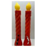 Vintage 35" Candle Blow Molds