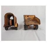 Vintage Tonka Dump Truck and Trailer