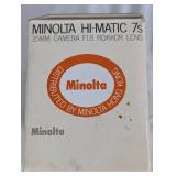 Minolta Hi-Matic 7s 35mm Camera