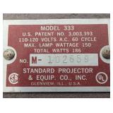 Standard Projector Model 333