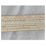 Acu-Math Mannheim Trig Slide Rule with Case