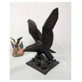 Collection of Eagle Figurines and Decor
