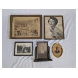 Collection of Framed Vintage Photographs
