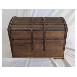 Antique Wooden Storage Chest