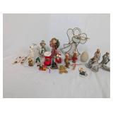 Assorted Christmas Ornaments and Memorabilia Collection