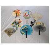 Collection of Vintage Hand Fans