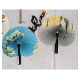 Collection of Vintage Hand Fans