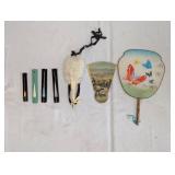 Collection of Vintage Hand Fans