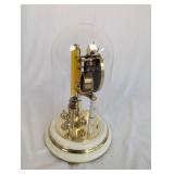 Haller Anniversary Clock with Floral Design