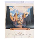 Collection of J.R.R. Tolkien Calendars (1977-1985)
