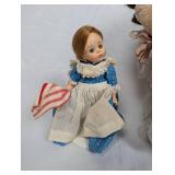Collection of Porcelain Dolls with Accessories