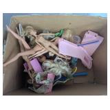 Assorted Barbie Dolls and Accessories