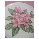 Framed Floral Plate by Mayer China Co.